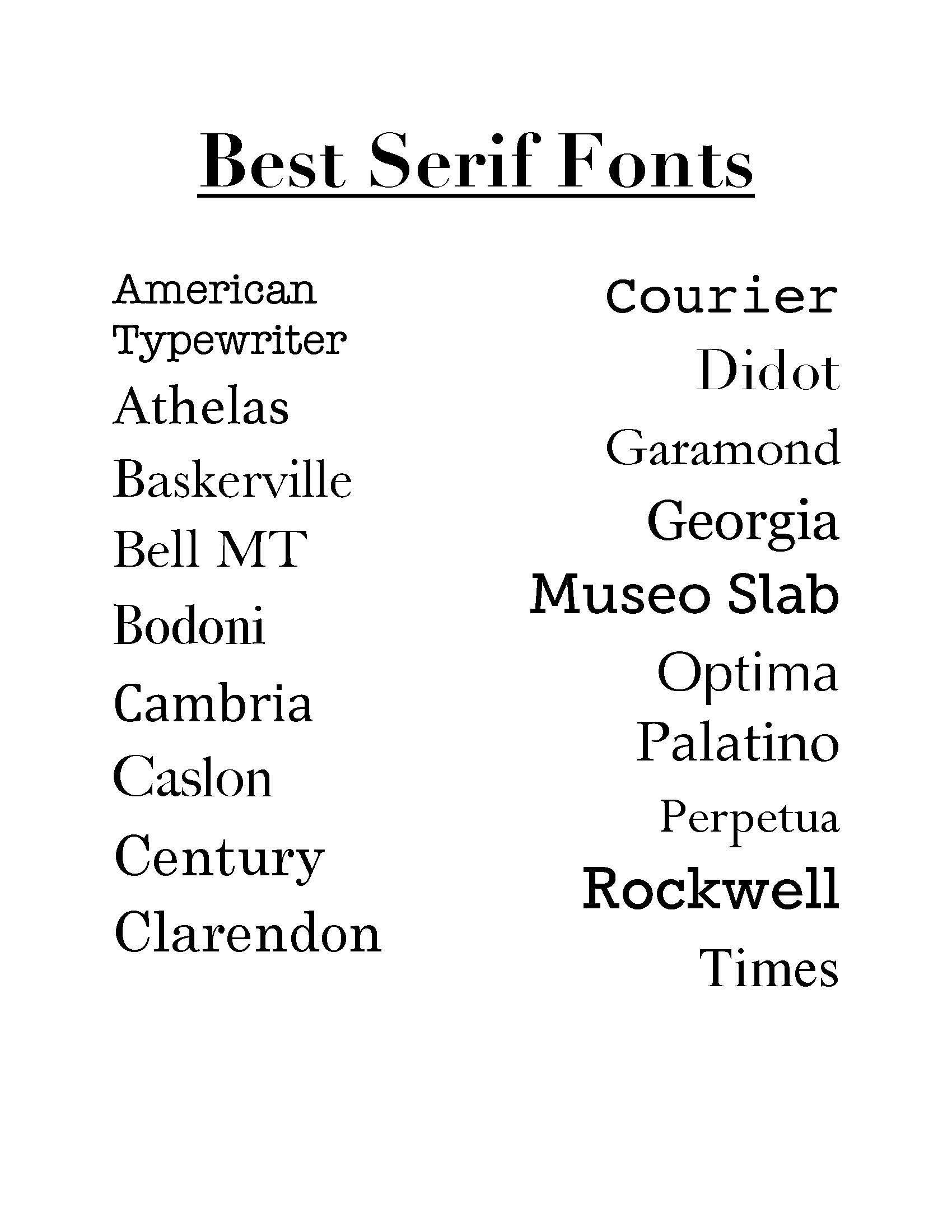 Cambria Fonts Free Download Mac
